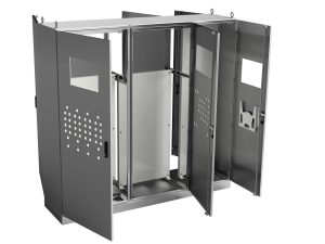 Dual-Access-3-Door-Stainless-Electrical-Control-Enclosure