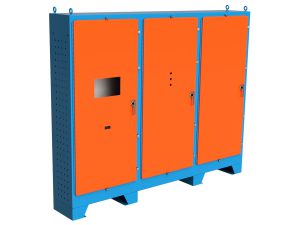 3-Door-Steel-Electrical-Control-Enclosure