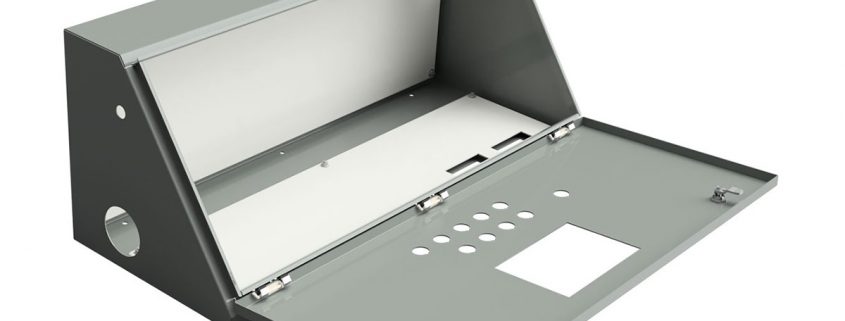 console steel electrical control enclosure